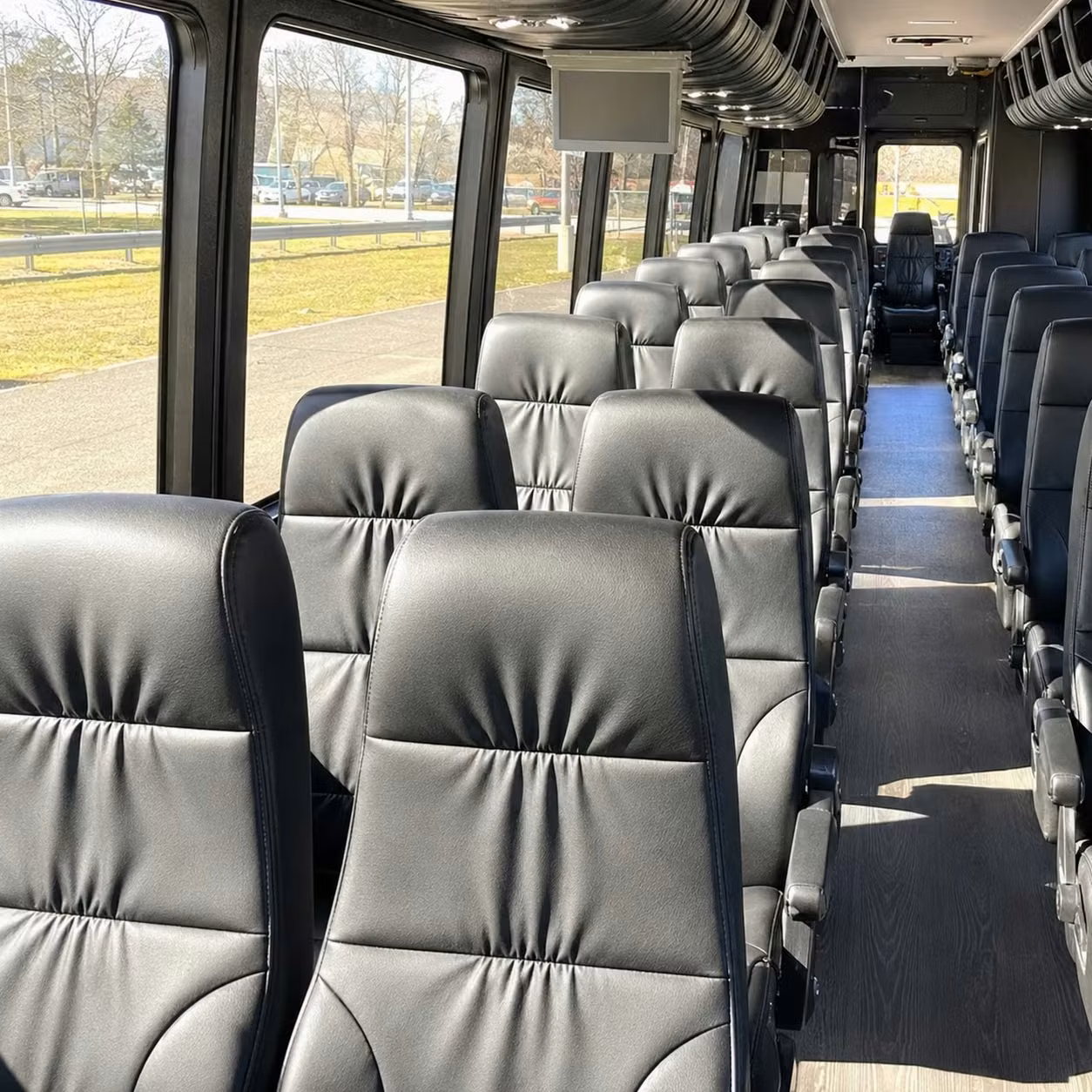 28 passenger minibus interior